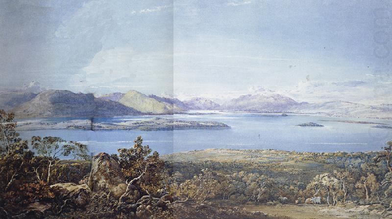 Francis Oliver Finch View of Loch Lomond china oil painting image